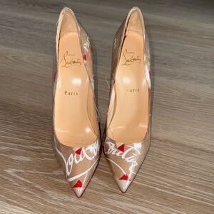 Christian Louboutin Tan Heels Timeless Elegance